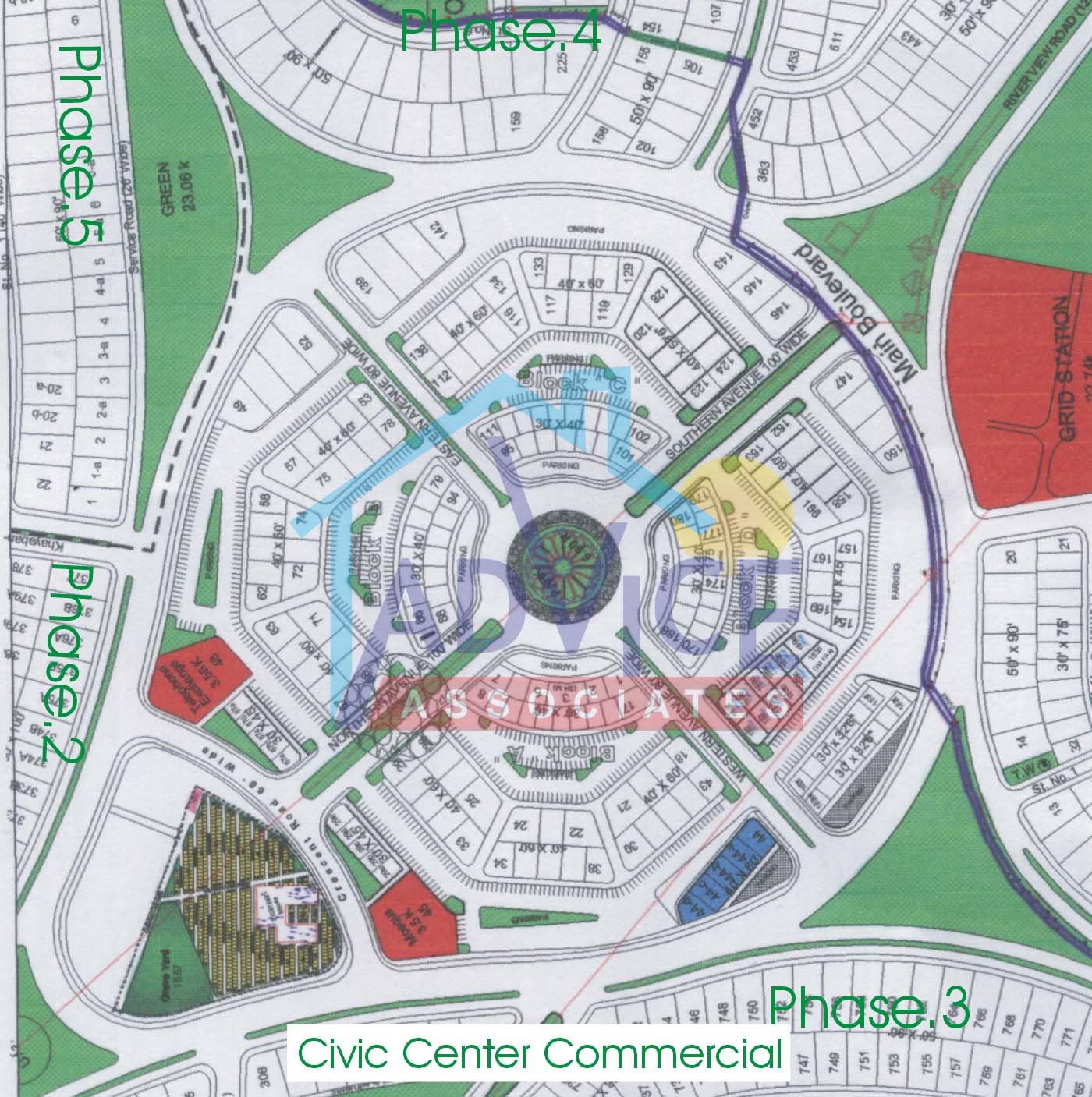 Bahria Town Phase 4 Civic Center Map Civic Center Commercial Map Bahria Town , Map Civic Center Commercial Map  Bahria Town